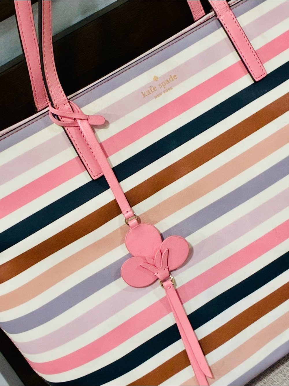Kate spade Kelsey Tote striped shoulder bag Multi - Picture 4 of 9